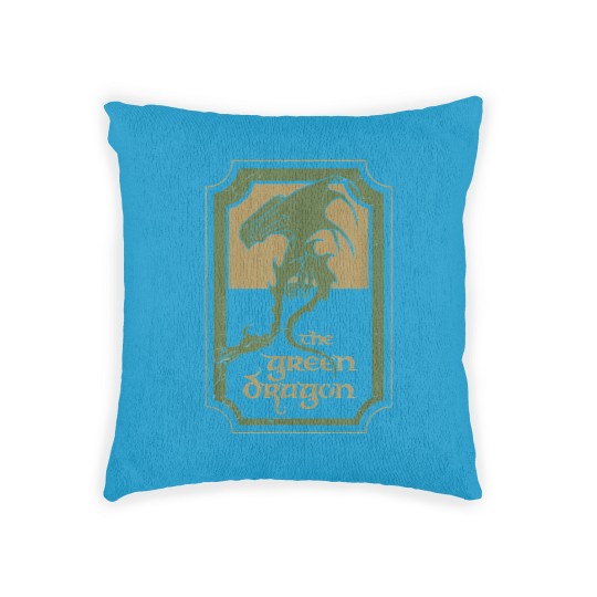 Discover Lord Rings Green Dragon Tavern Woven Pillows