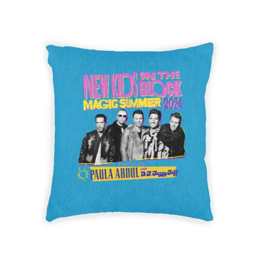 Discover NK on The Block The Magic Summer Tour 2024 Woven Pillows