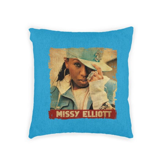 Discover Retro Style  Missy Elliot Woven Pillows