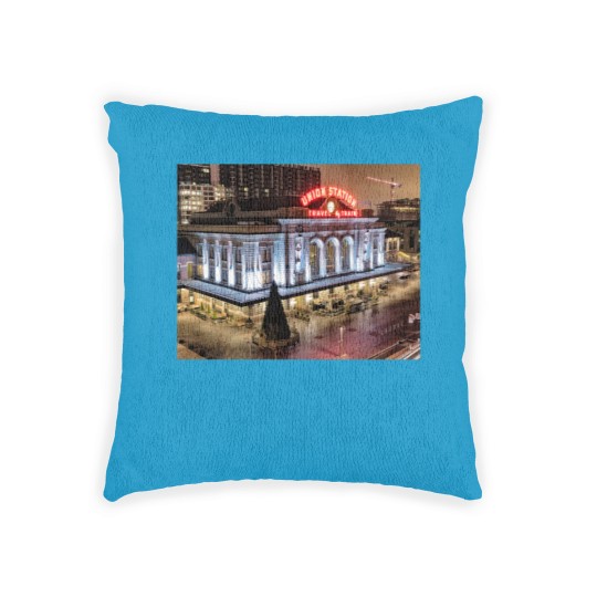 Discover Union Station - Denver Woven Pillows