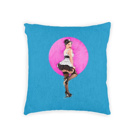 Discover Pinup Woven Pillows , Pinup Woven Pillows