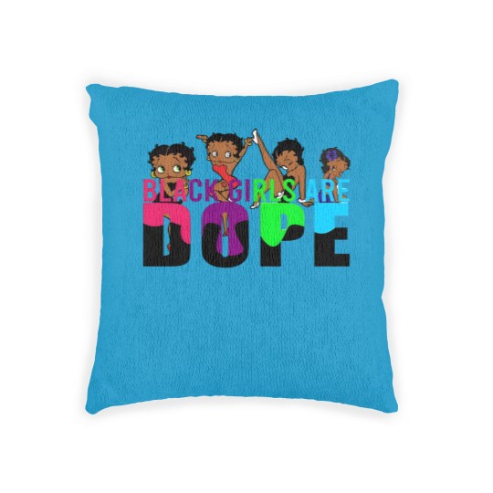Discover Betty Boop Black Girls Are Dope Vintage Woven Pillows, Animation Woven Pillows, Betty Boop Woven Pillows