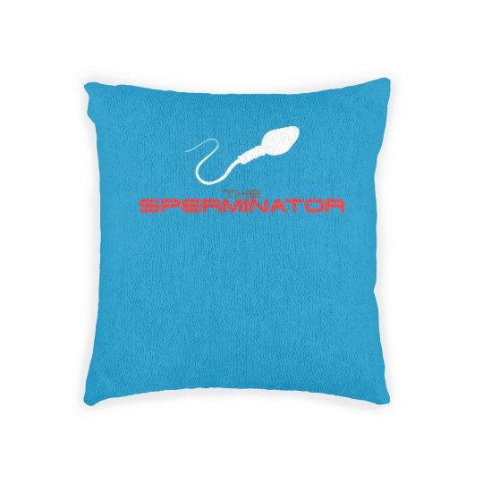 Discover The Sperminator funny Woven Pillows