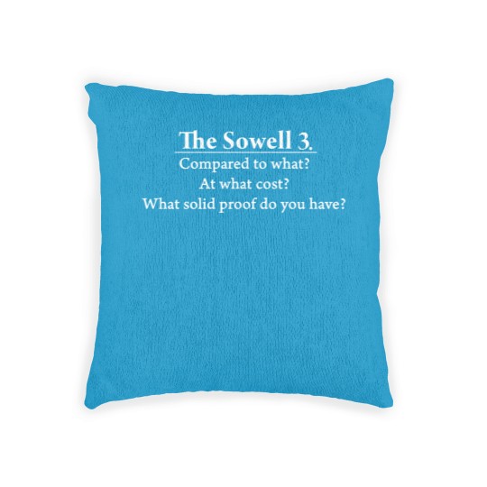 Discover The Sowell 3 (white text)  Quotees Woven Pillows