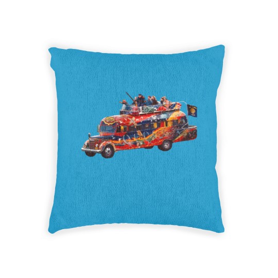 Discover Furthur Bus Woven Pillows