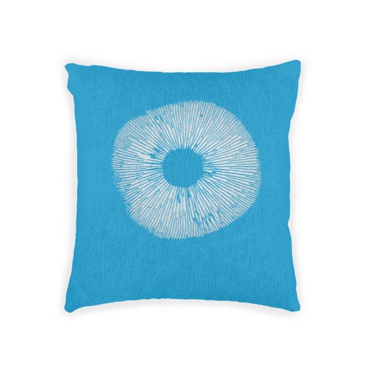 Discover Mycology Mushroom Spore Print Art Woven Pillows