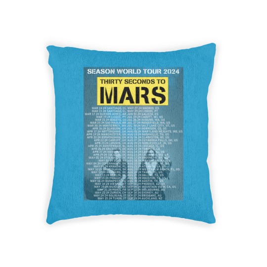 Discover THIRTY SECONDS TO MARS - SEASONS WORLD TOUR 2024 Woven Pillows