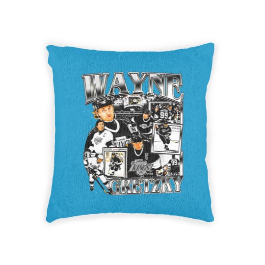 Discover Vintage 90s Graphic Style Wayne Gretzky Woven Pillows, Wayne Gretzky Woven Pillows