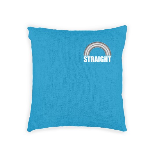 Discover Straight Pride Rainbow Woven Pillows