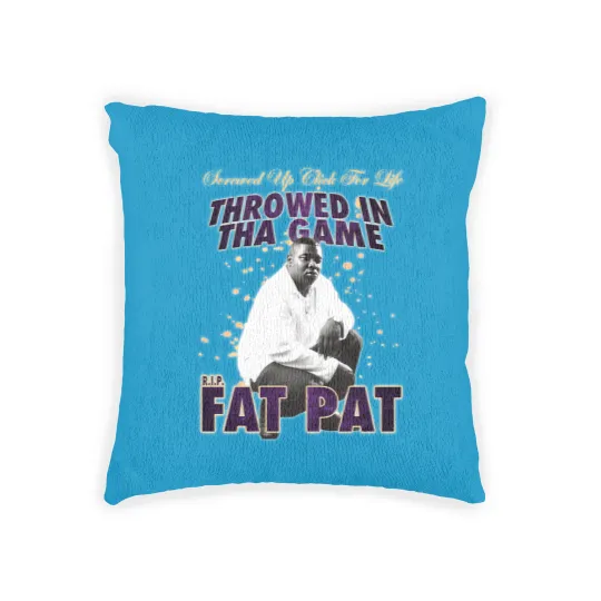 Discover Fat Pat Throwed In Tha Game Woven Pillows