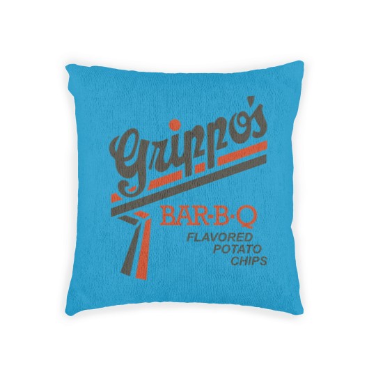 Discover Grippos Bar-B-Q Flavored Potato Chips Woven Pillows