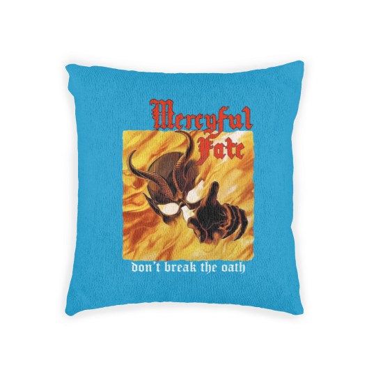 Discover Order mercyful fate don't break the oath'84 king diamand new yellow Woven Pillows Woven Pillows