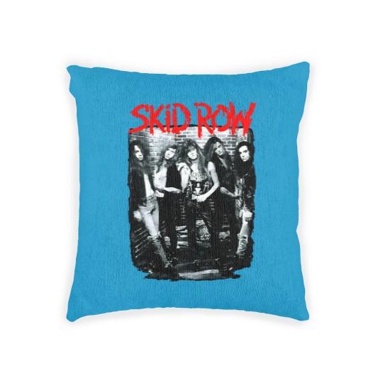 Discover Vintage Poster SKIDD ROW 90s Woven Pillows