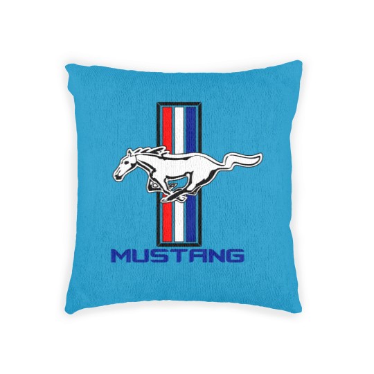 Discover Mustang Vintage Tribar Lovers Woven Pillows