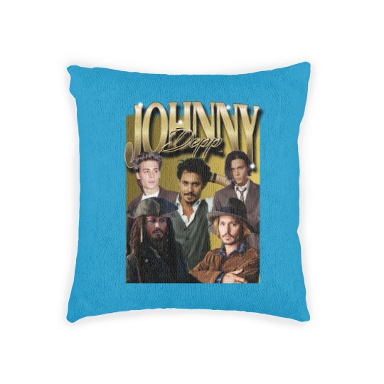 Discover Retro Johnny Depp Woven Pillows -Johnny Depp