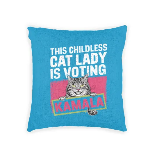 Discover Childless-Cat-Lady - Childless Cat Lady - Woven Pillows