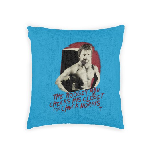Discover Vintage Chuck Norris The Boogeyman Movie Actors Black Woven Pillows