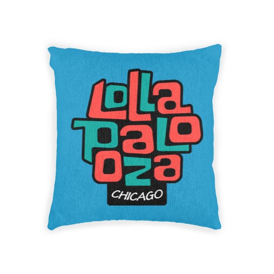 Discover Lollapalooza Chicago Music Festival Woven Pillows