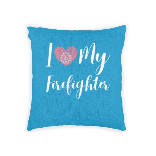 Discover fighter man man wife departmant gift for man dept fighter gifts man truck 1 Woven Pillows