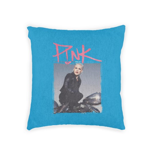 Discover Pink P!nk Bootleg Vintage Woven Pillows, Pink Singer Merch Woven Pillows, Pink On Tour Graphic Woven Pillows