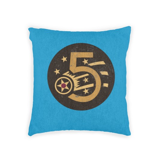 Discover WW2 5th Air For ce Patch distressed Woven Pillows