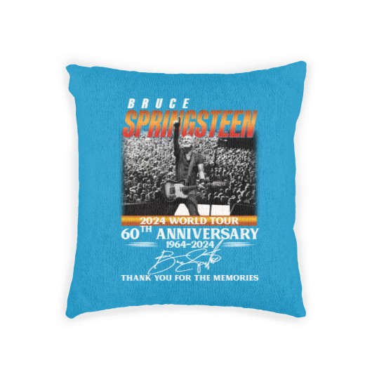 Discover Bruce Springsteen 2024 Tour Woven Pillows, Bruce Springsteen 60th Anniversary Woven Pillows
