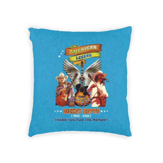 Discover American Legend Dickey Betts Woven Pillows, Dickey Betts 1943-2024 Woven Pillows