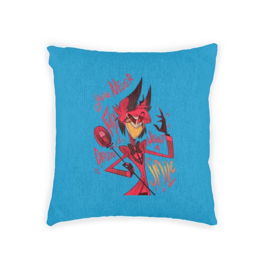 Discover Alastor Hazbin Hotel Woven Pillows, Angel Dust Charlie Hazbin Hotel Hazbin Hotel Woven Pillows