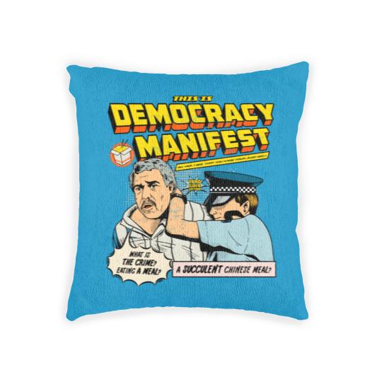 Discover This Is Democracy Manifest Iconic Woven Pillows | I See You Know Your Judo Well