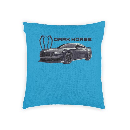 Discover dark horse Mustang GT 5.0L V8 coyote engine Perf Woven Pillows