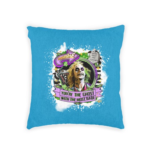Discover Beetlejuice Ghost with the Most Woven Pillows
