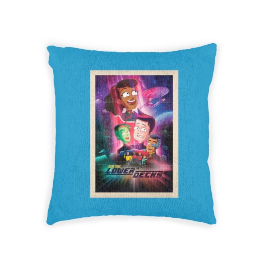 Discover Lower Decks Ensign Group Galactic Poster Woven Pillows