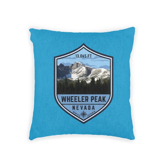 Discover Wheeler Peak In Nevada Woven Pillows