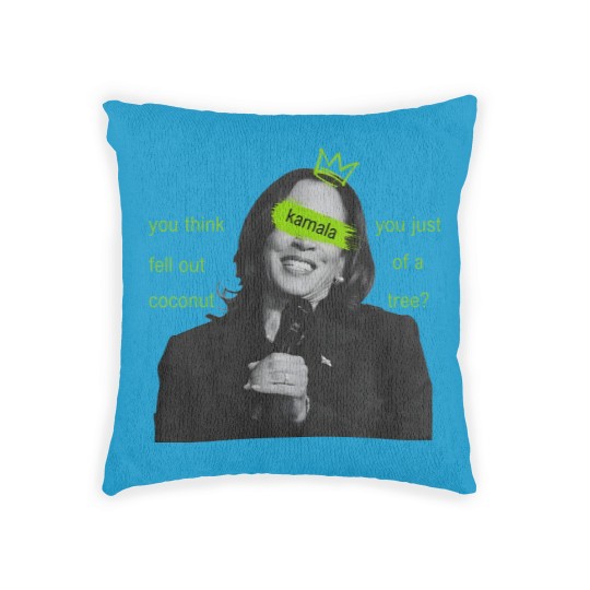 Discover kamala harris brat Woven Pillows, kamala charli xcx brat Woven Pillows, kamala meme Woven Pillows