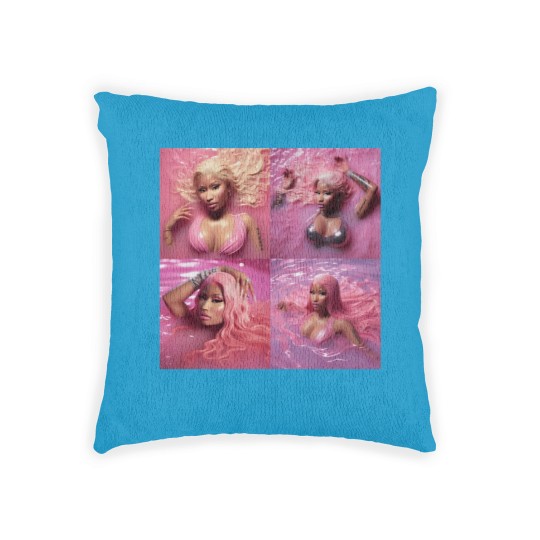 Discover Nicki Minaj Woven Pillows, Write A Rap, Pink Friday 2 Woven Pillows, Nicki Minaj Tour Woven Pillows