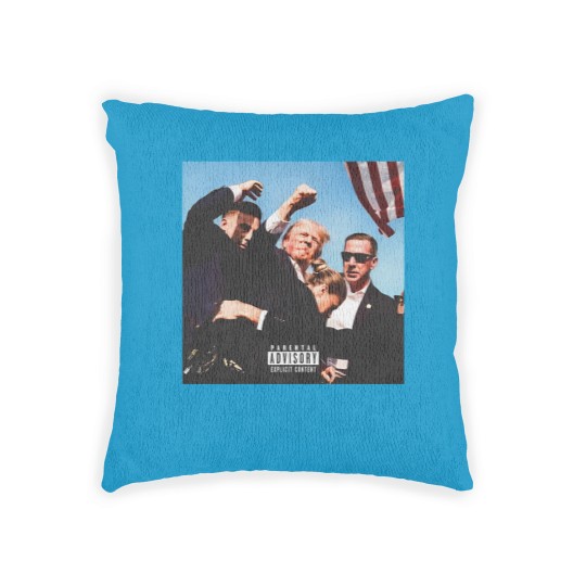 Discover TRUMP Album Cover Shooting Woven Pillows