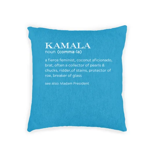 Discover Kamala Harris 2024 Election Woven Pillows - Coconut Tree Woven Pillows - Kamala Rally