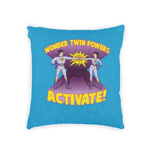 Discover Wonder Twin Powers Activate Woven Pillows