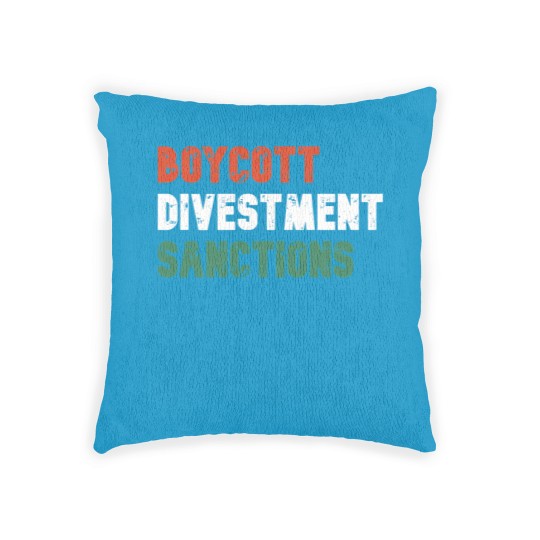 Discover Bds (Boycott Divestment Sanctions) Woven Pillows