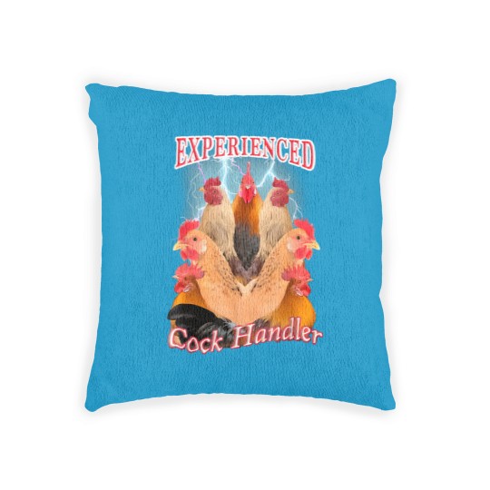 Discover experienced cock handler Woven Pillows