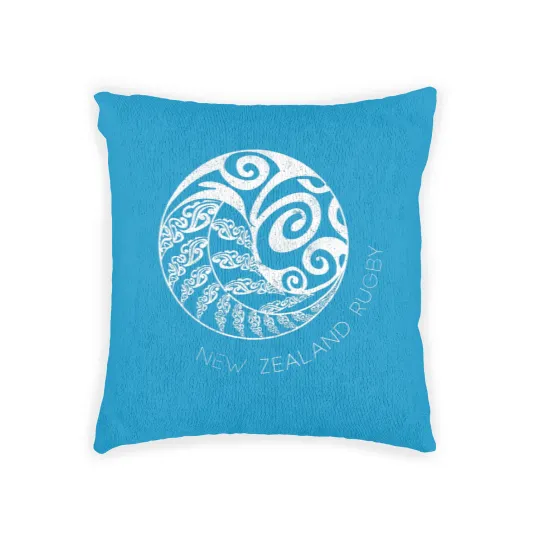 Discover New Zealand Rugby T Maori Inspired Kiwi Silver Fern Woven Pillows