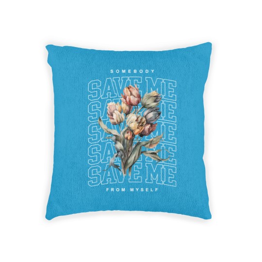 Discover Somebody Save Me From Myself Jelly Roll Woven Pillows,  Western Graphic