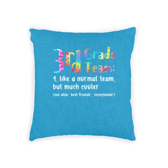 Discover 3Rd Grade Team  3Rd Grade Squad Teacher Gifts Woven Pillows