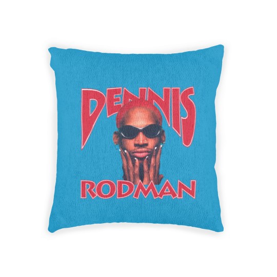 Discover Denis Rodman  2 Woven Pillows