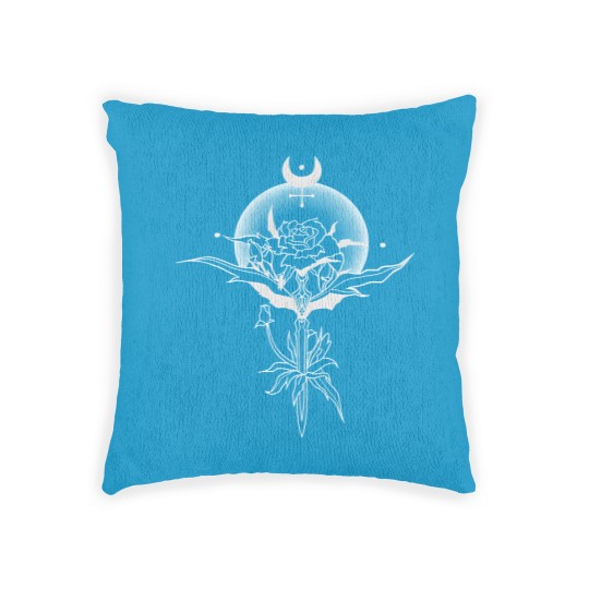 Discover Dimitrescu Daughters Inspired Tattoo Symbol Bela Daniela Cassandra From Resident Evil Village White Woven Pillows
