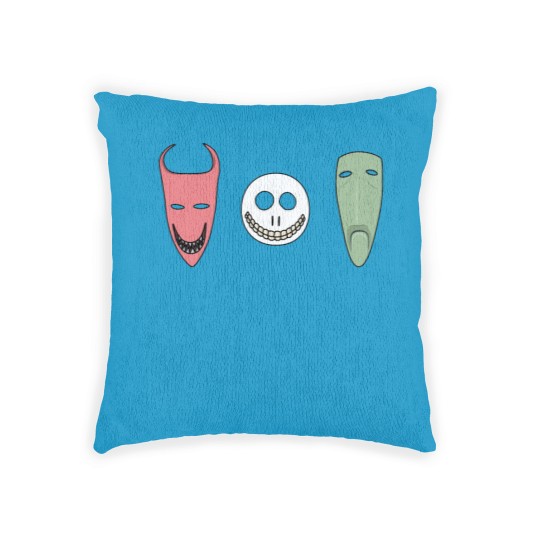 Discover Lock, Shock and Barrel Masks Woven Pillows