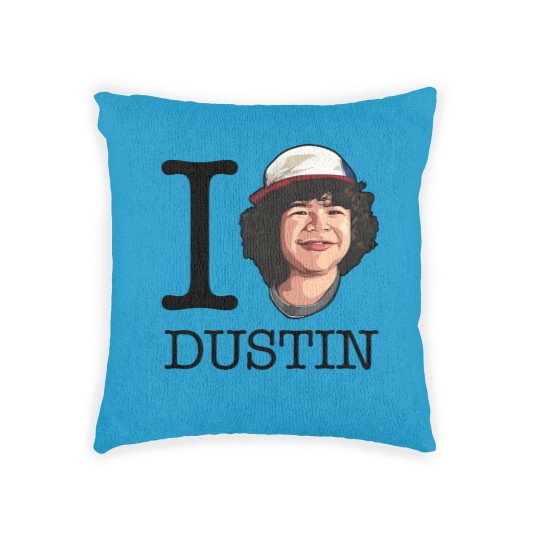 Discover Stranger Things I Love Dustin - Stranger Things Dustin - Woven Pillows