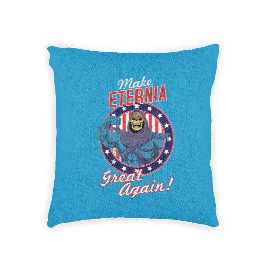 Discover make eternia great again Woven Pillows