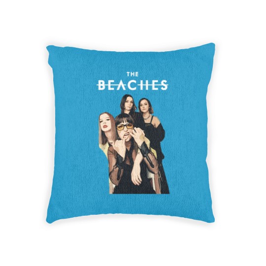 Discover The Beaches Band Artwork Woven Pillows