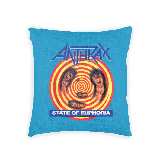 Discover anthrax â€“ state of euphoria Woven Pillows
